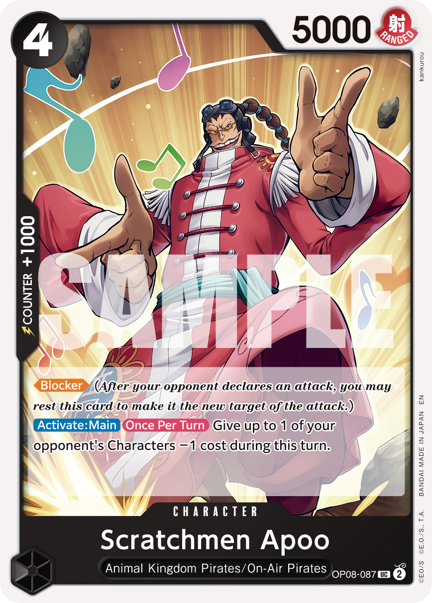 Scratchmen Apoo (OP08-087) (PRB-02) #OP08-087_r1 [EN]