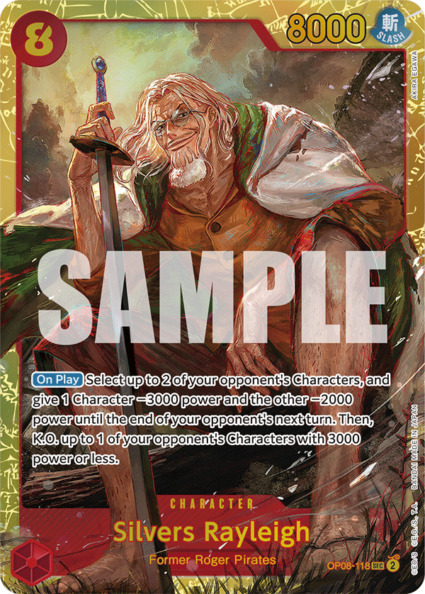 Silvers Rayleigh (OP08-118) (OP-08) #OP08-118 [EN] s/o