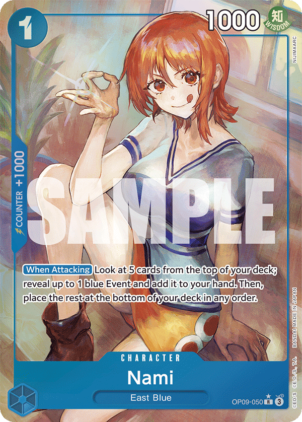 Nami (OP09-050) (OP-09) #OP09-050_p1 [EN] s/o