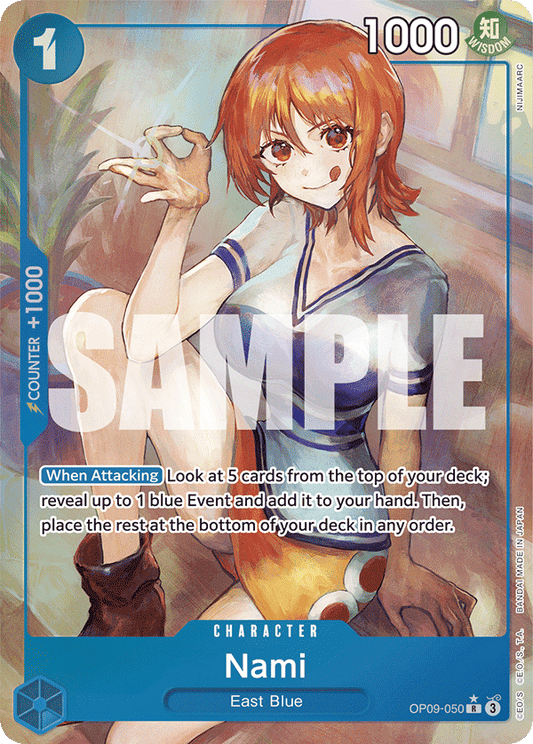 Nami (OP09-050) (OP-09) #OP09-050_p1 [EN] s/o