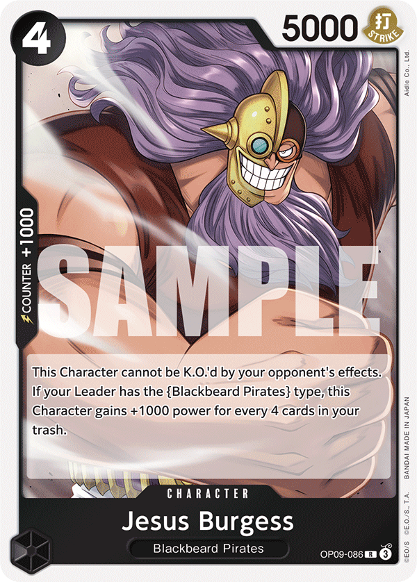 Jesus Burgess (OP09-086) (OP-09) #OP09-086 [EN]