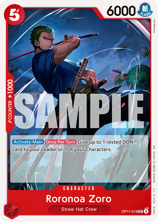 Roronoa Zoro (OP11-016) (OP-11) #OP11-016 [EN]