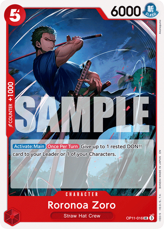 Roronoa Zoro (OP11-016) (OP-11) #OP11-016 [EN]