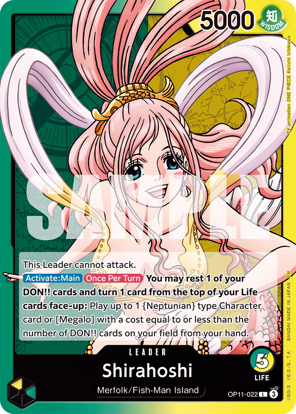 Shirahoshi (OP11-022) (OP-11) #OP11-022 [EN] s/o