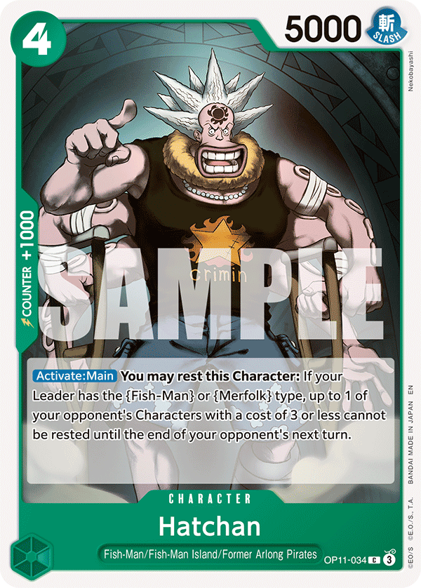 Hatchan (OP11-034) (OP-11) #OP11-034 [EN]