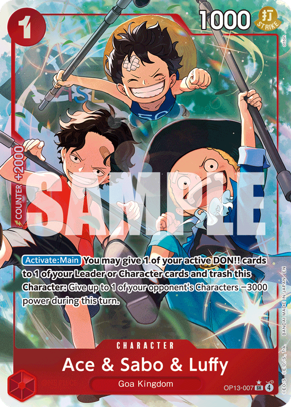 Ace & Sabo & Luffy (OP13-007) (OP-13) #OP13-007_p1 [EN]