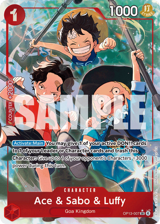 Ace & Sabo & Luffy (OP13-007) (OP-13) #OP13-007_p1 [EN]