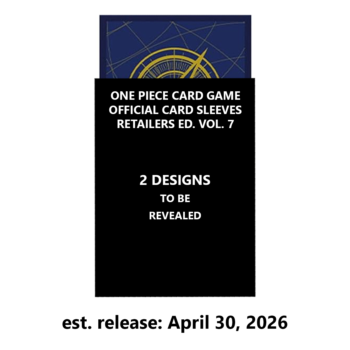 [PRE-ORDER] One Piece Card Game Official Card Sleeves Retailers Edition Vol. 7 (70 count)