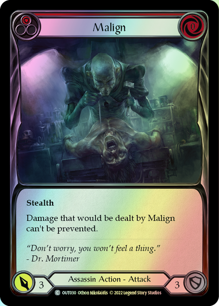 Malign - Red (OUT) #OUT030 [EN/F]