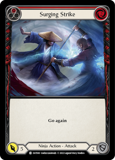 Surging Strike - Red (OUT) #OUT083 [EN/N]
