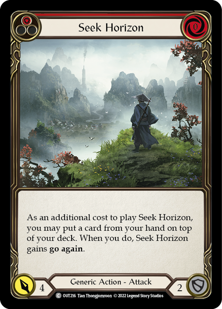Seek Horizon - Red (OUT) #OUT216 [EN/N]
