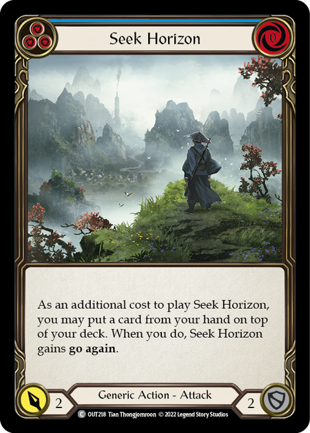 Seek Horizon - Blue (OUT) #OUT218 [EN/N]