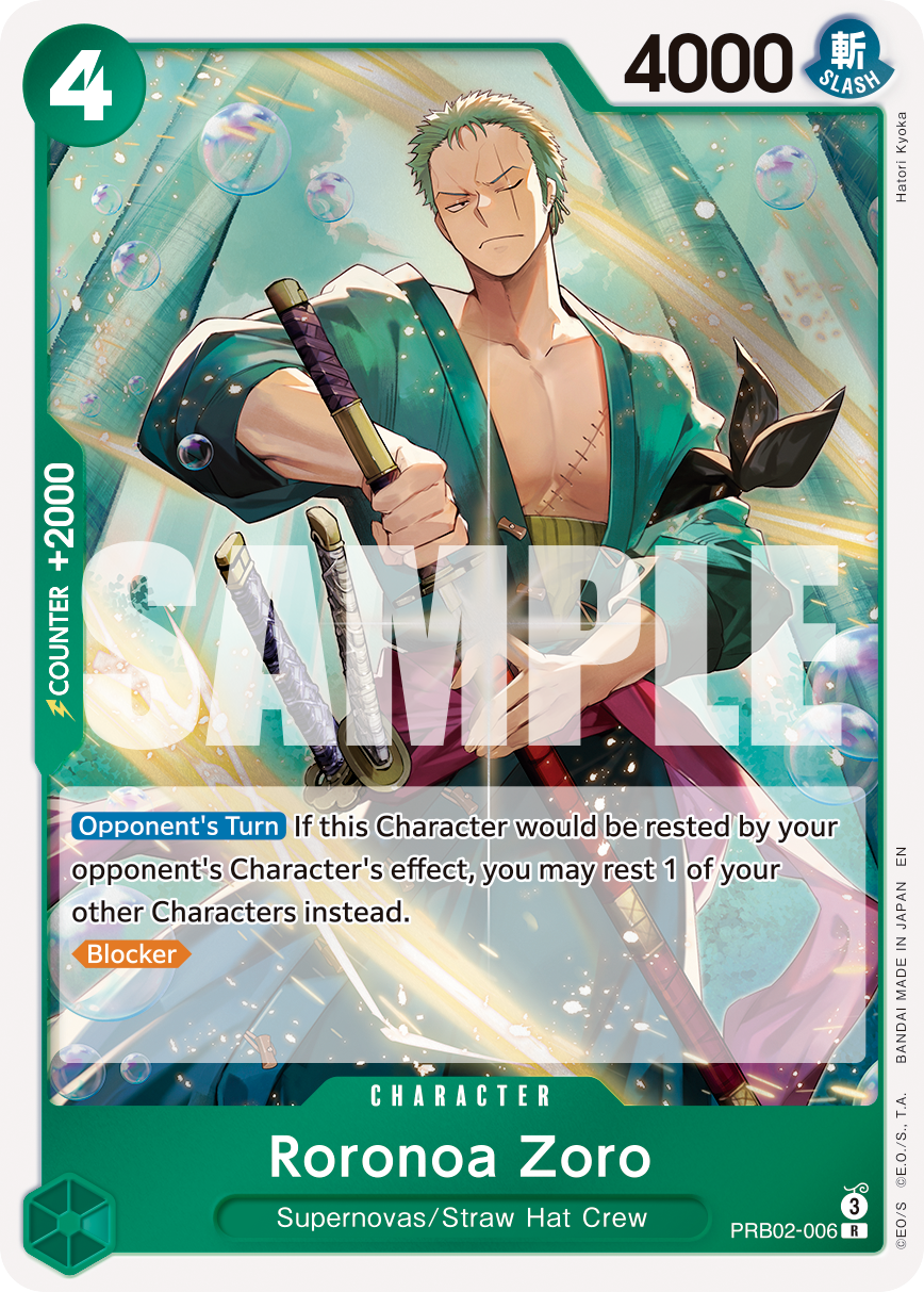 Roronoa Zoro (PRB02-006) (PRB-02) #PRB02-006 [EN] s/o