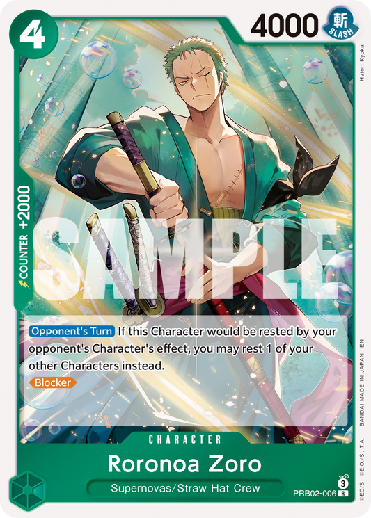 Roronoa Zoro (PRB02-006) (PRB-02) #PRB02-006 [EN] s/o