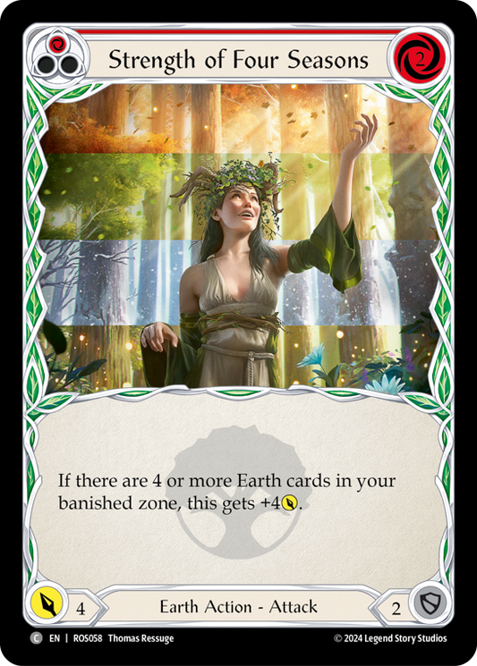 Strength of Four Seasons - Red (ROS) #ROS058 [EN/N]