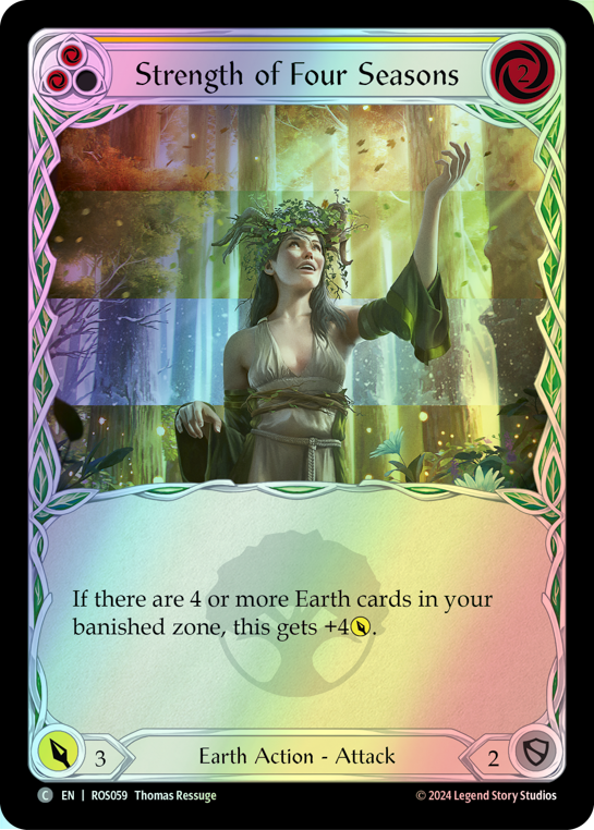 Strength of Four Seasons - Yellow (ROS) #ROS059 [EN/F]