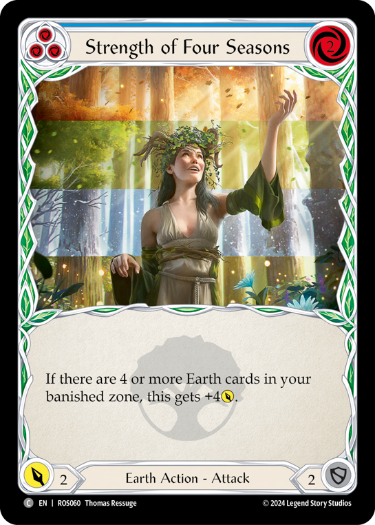 Strength of Four Seasons - Blue (ROS) #ROS060 [EN/N]