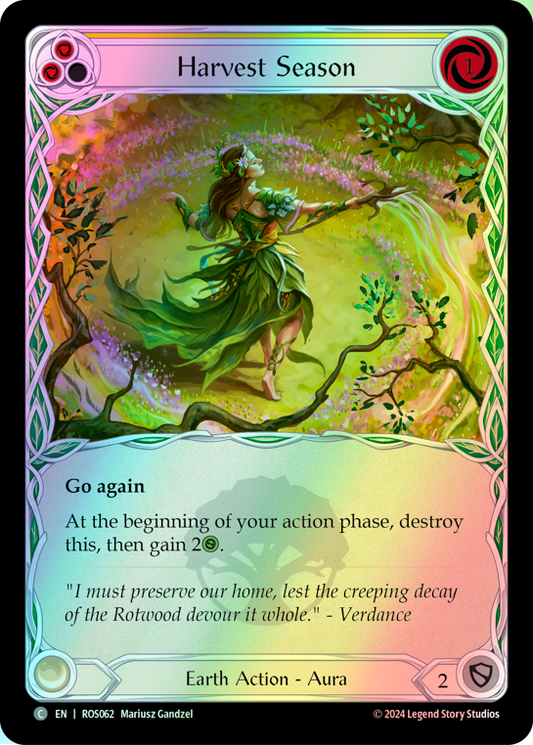 Harvest Season - Yellow (ROS) #ROS062 [EN/F] s/o