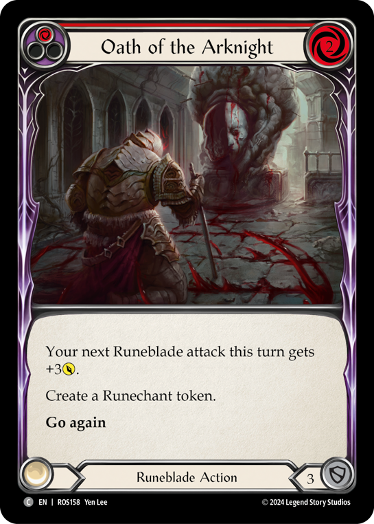 Oath of the Arknight - Red (ROS) #ROS158 [EN/N]