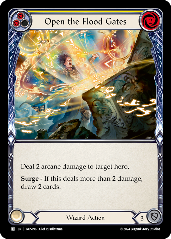 Open the Flood Gates - Yellow (ROS) #ROS196 [EN/N]