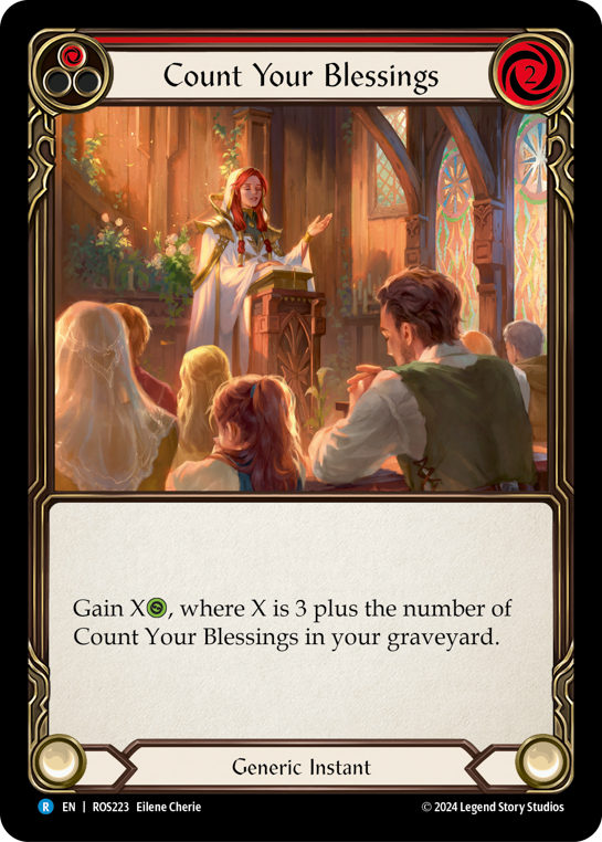 Count Your Blessings - Red (ROS) #ROS223 [EN/N]