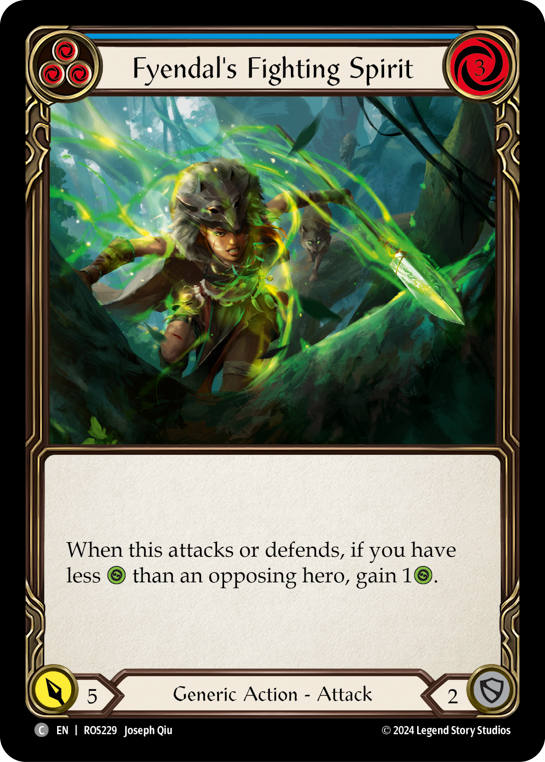 Fyendal's Fighting Spirit - Blue (ROS) #ROS229 [EN/N]