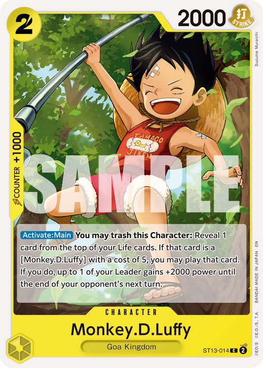 Monkey.D.Luffy (ST13-014) (PRB-02) #ST13-014_r1 [EN]
