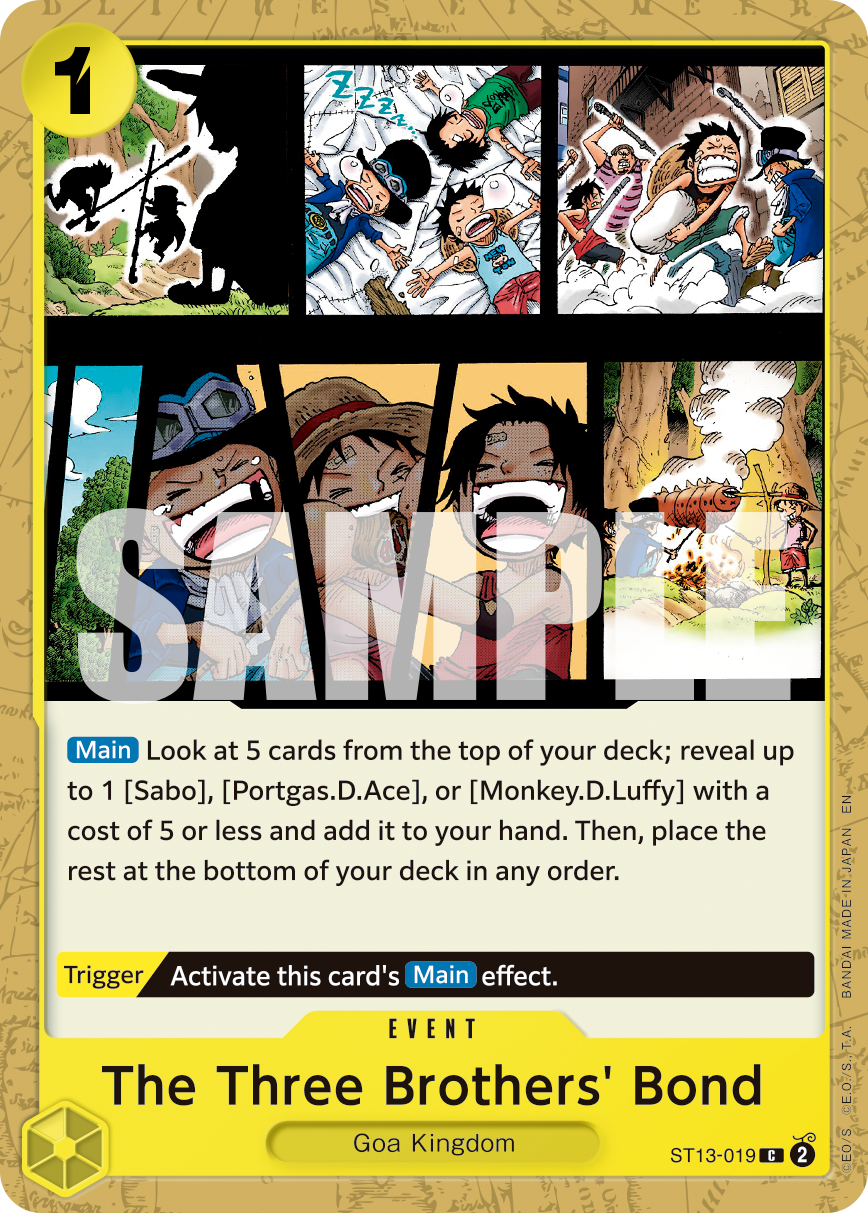 The Three Brothers' Bond (ST13-019) (PRB-02) #ST13-019_r1 [EN]