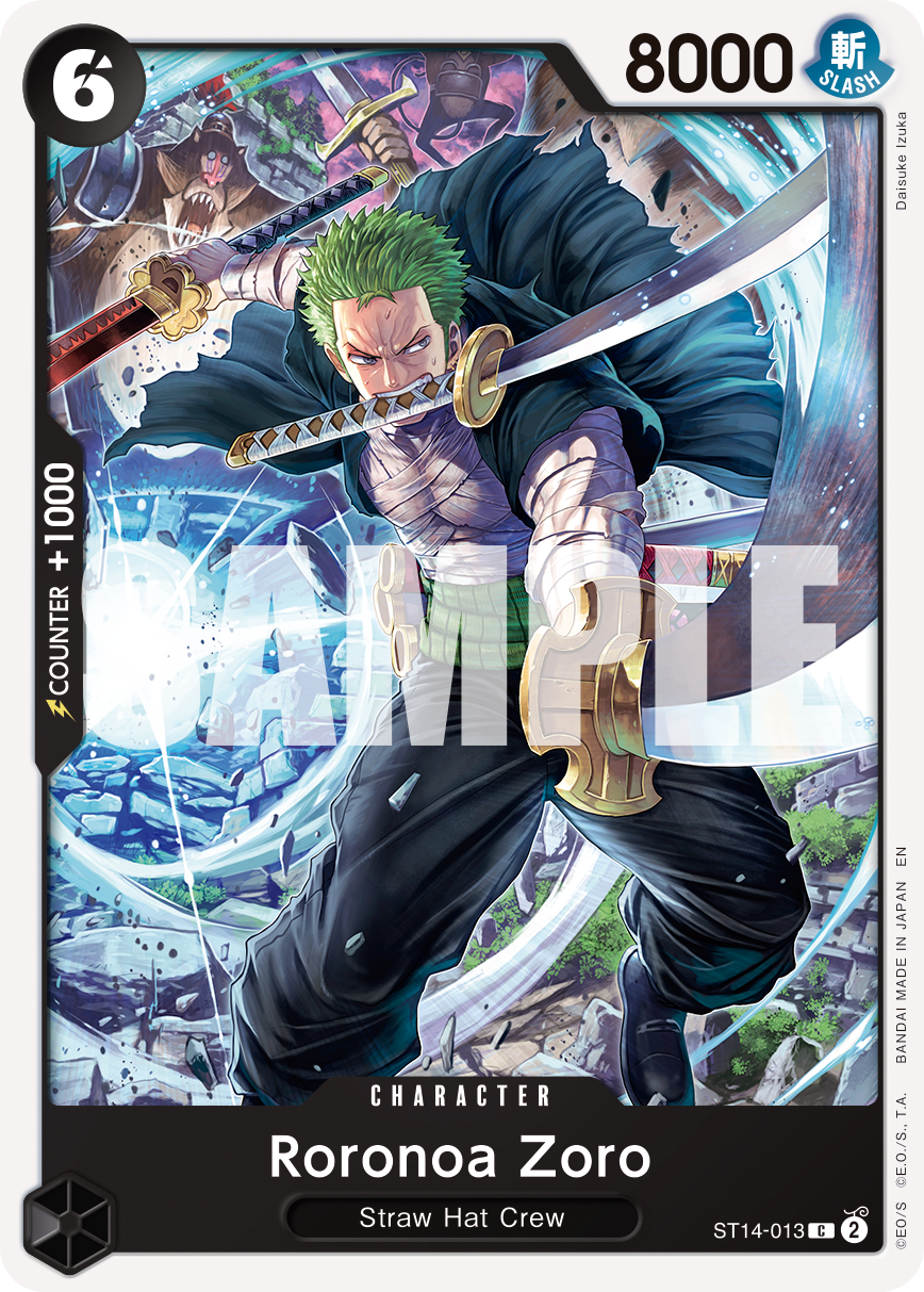 Roronoa Zoro (ST14-013) (PRB-02) #ST14-013_r1 [EN]