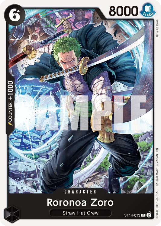 Roronoa Zoro (ST14-013) (PRB-02) #ST14-013_r1 [EN]