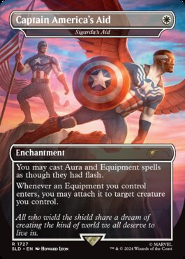 Secret Lair Drop: Marvel - Marvel's Captain America | Green Gate