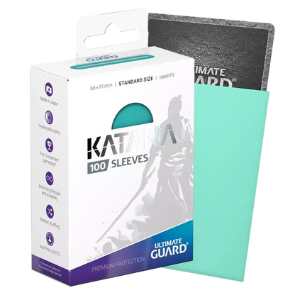 Katana 2019 Standard Size Sleeves - Turquoise (100-Pack)