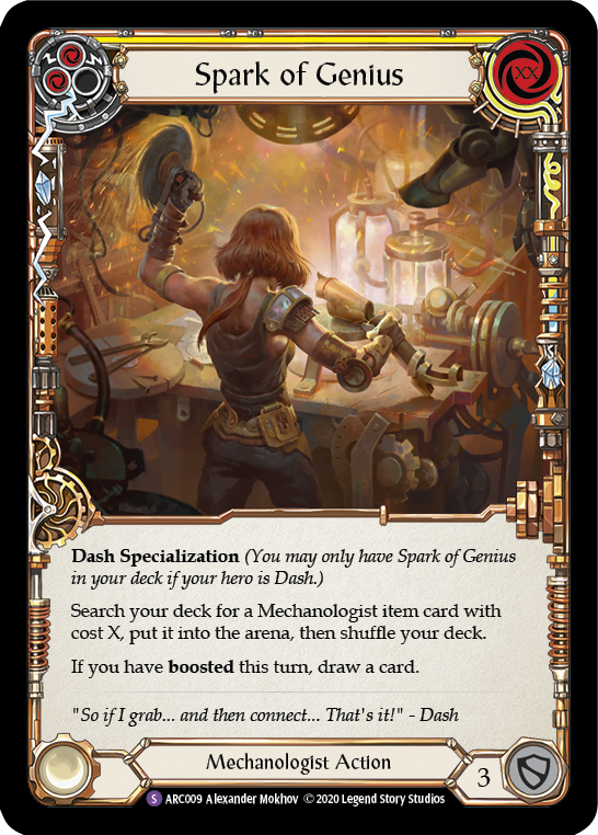 Spark of Genius - Yellow (ARC) #U-ARC009 [EN/N]