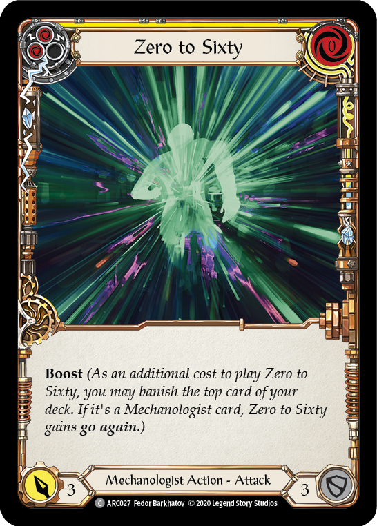 Zero to Sixty - Yellow (ARC) #U-ARC027 [EN/N]