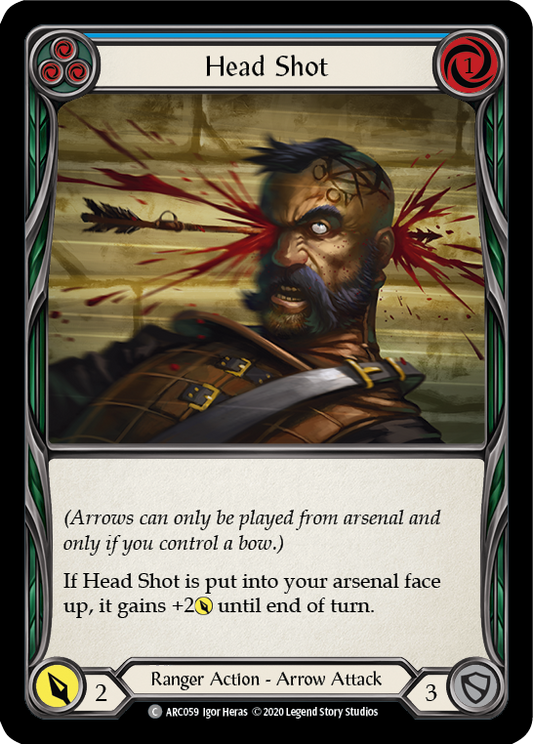 Head Shot - Blue (ARC) #U-ARC059 [EN/N]