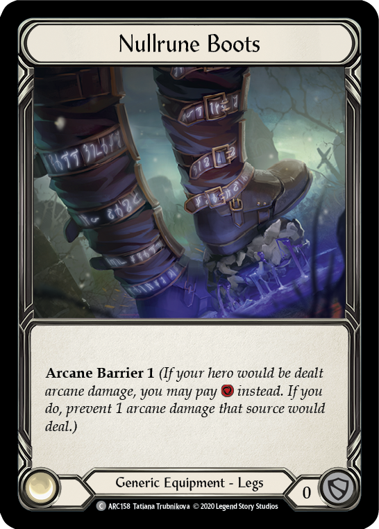 Nullrune Boots (ARC) #U-ARC158 [EN/N] s/o