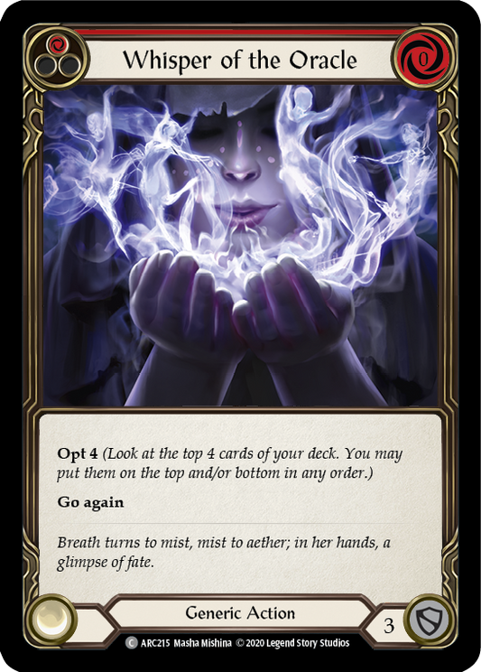 Whisper of the Oracle - Red (ARC) #U-ARC215 [EN/N]
