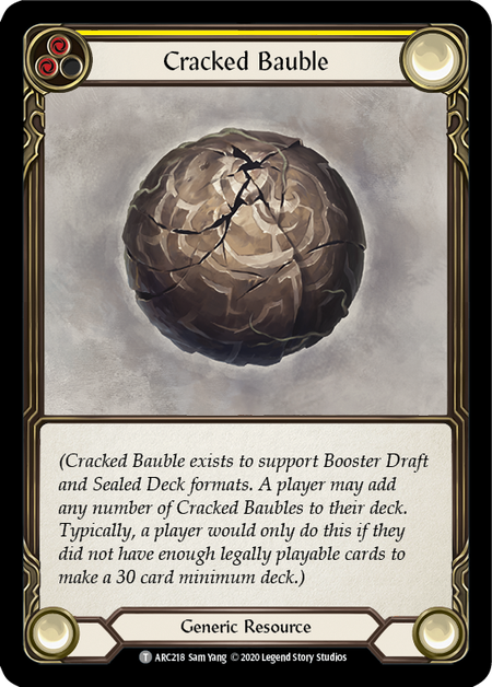 Cracked Bauble - Yellow (ARC) #U-ARC218 [EN/N]