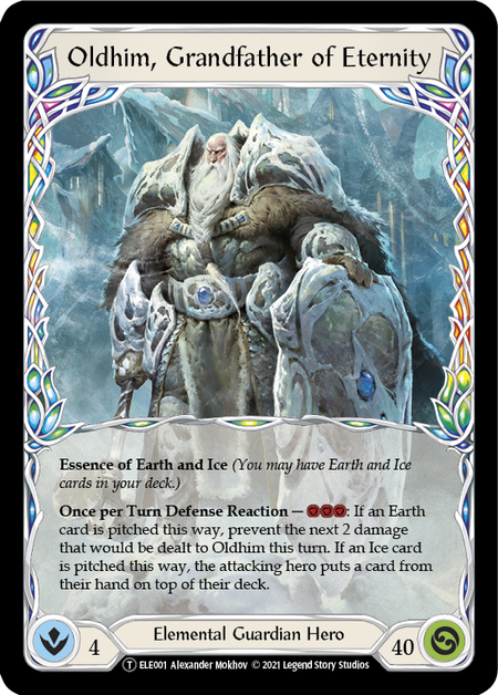 Oldhim, Grandfather of Eternity (ELE) #U-ELE001 [EN/N] s/o