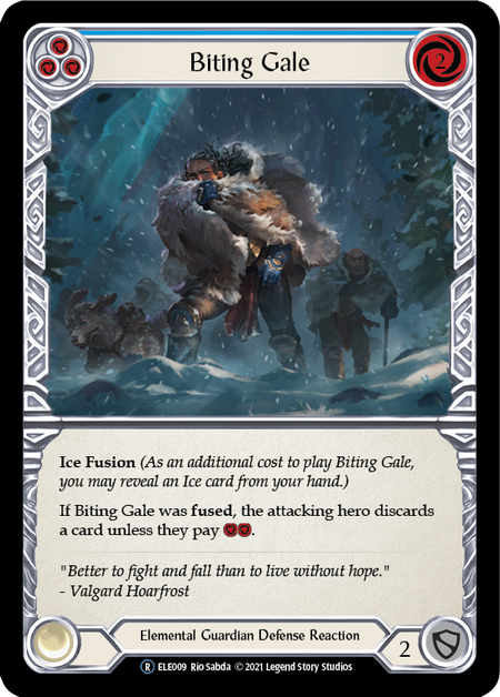 Biting Gale - Blue (ELE) #U-ELE009 [EN/N]
