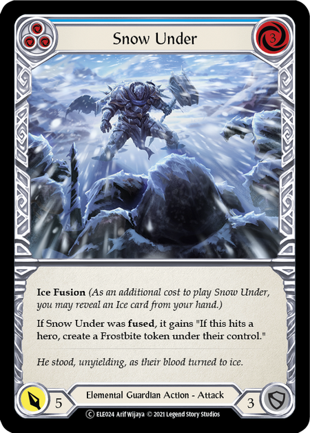 Snow Under - Blue (ELE) #U-ELE024 [EN/N]