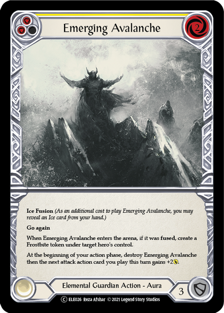 Emerging Avalanche - Yellow (ELE) #U-ELE026 [EN/N]