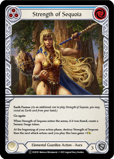 Strength of Sequoia - Blue (ELE) #U-ELE030 [EN/N]