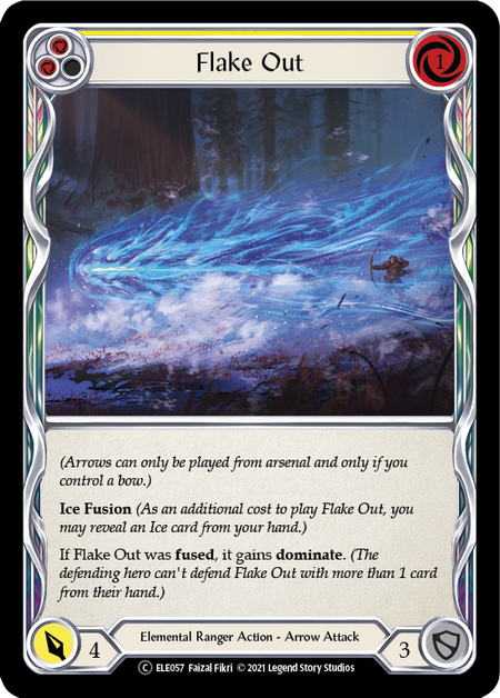 Flake Out - Yellow (ELE) #U-ELE057 [EN/N]