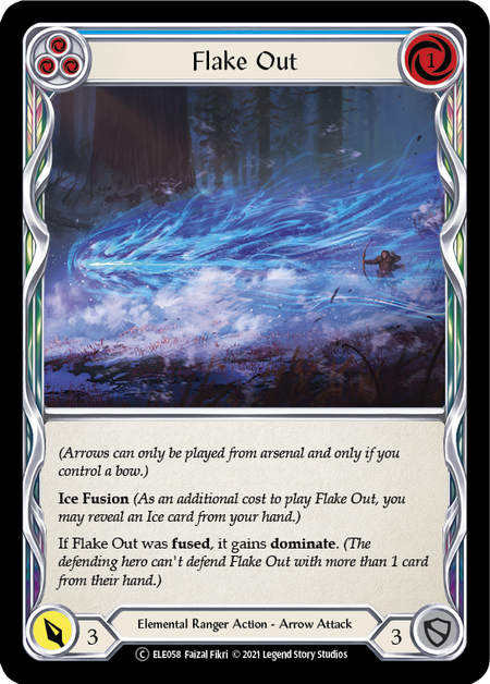 Flake Out - Blue (ELE) #U-ELE058 [EN/N]