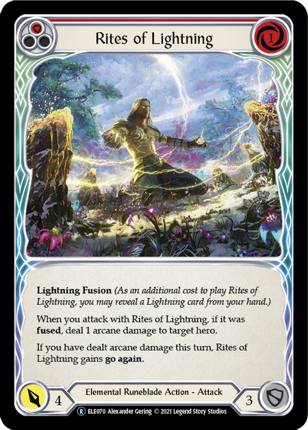Rites of Lightning - Red (ELE) #U-ELE070 [EN/N]