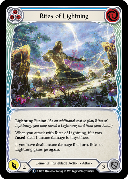 Rites of Lightning - Blue (ELE) #U-ELE072 [EN/N]