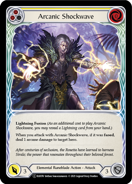 Arcanic Shockwave - Yellow (ELE) #U-ELE074 [EN/N]