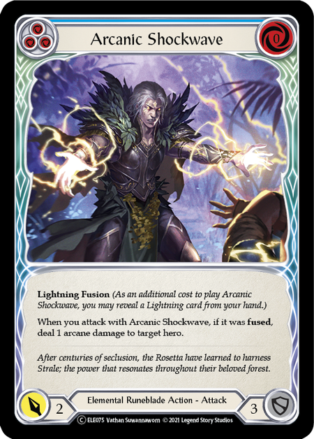 Arcanic Shockwave - Blue (ELE) #U-ELE075 [EN/N]