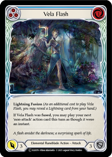 Vela Flash - Blue (ELE) #U-ELE078 [EN/N]